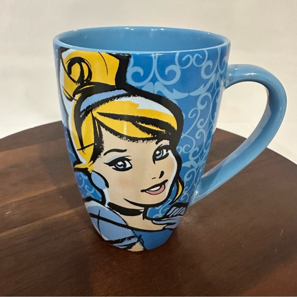 Disney Parks Cinderella Blue 16 oz Mug It's Hard To Wake Up Out Past Midnight